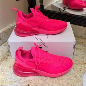 Nike Air Max 270 Rare Hyper Neon Hot Pink Sneakers 8.5